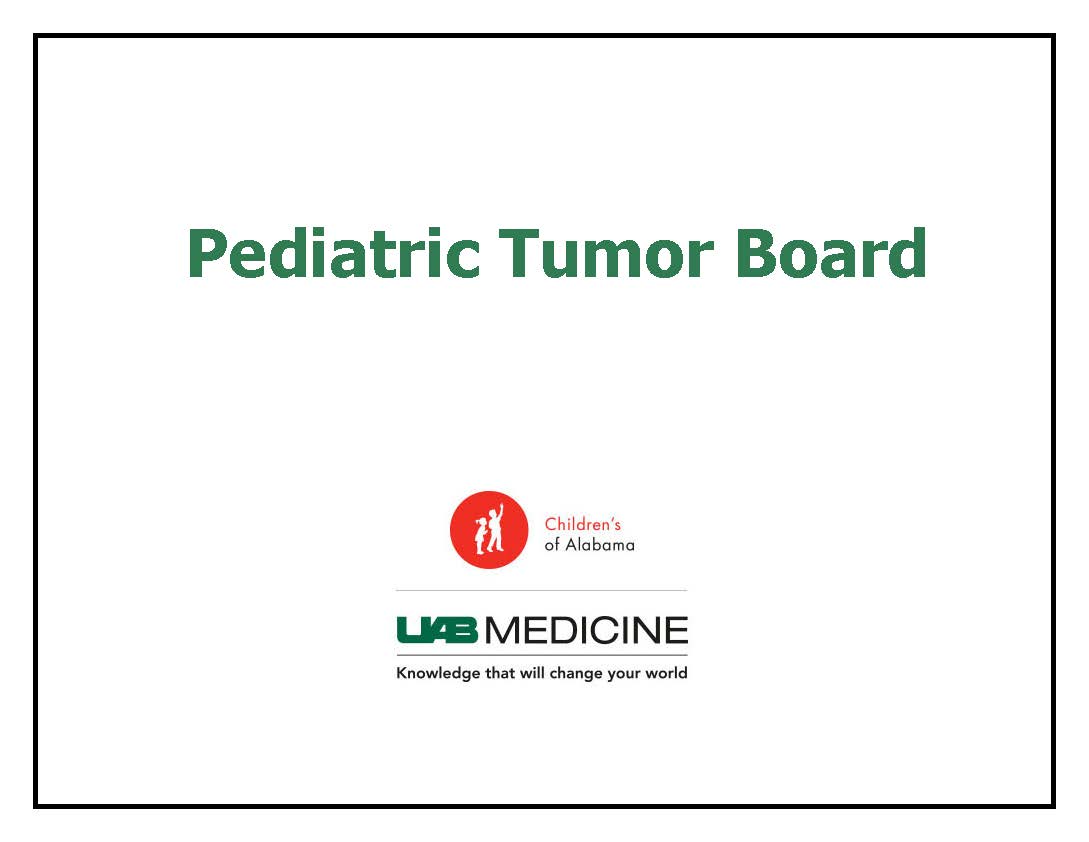 2022 Pediatric Tumor Board Banner